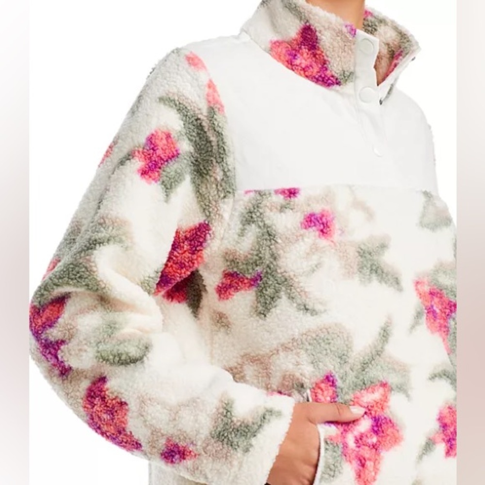[Tommy Bahama] Fleece Beachway Blooms Snap Jacket - Picture 3 of 10